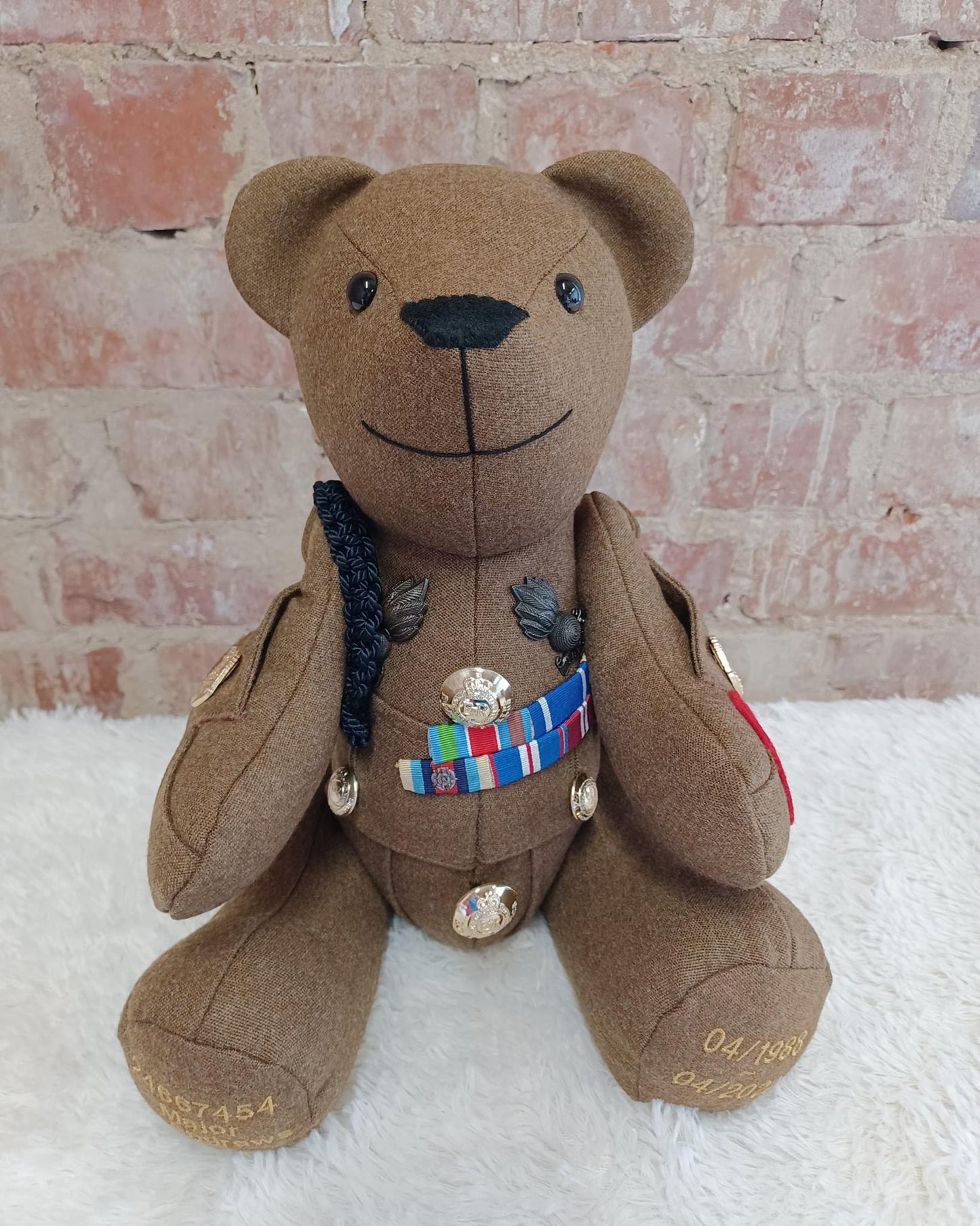 Military Uniform Keepsake Bear