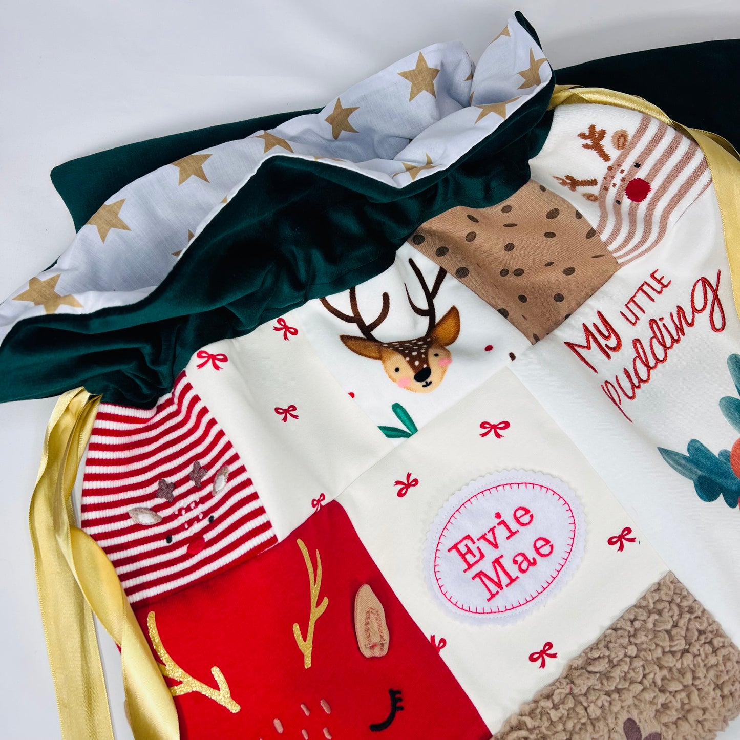 Christmas Patchwork Keepsake Sack