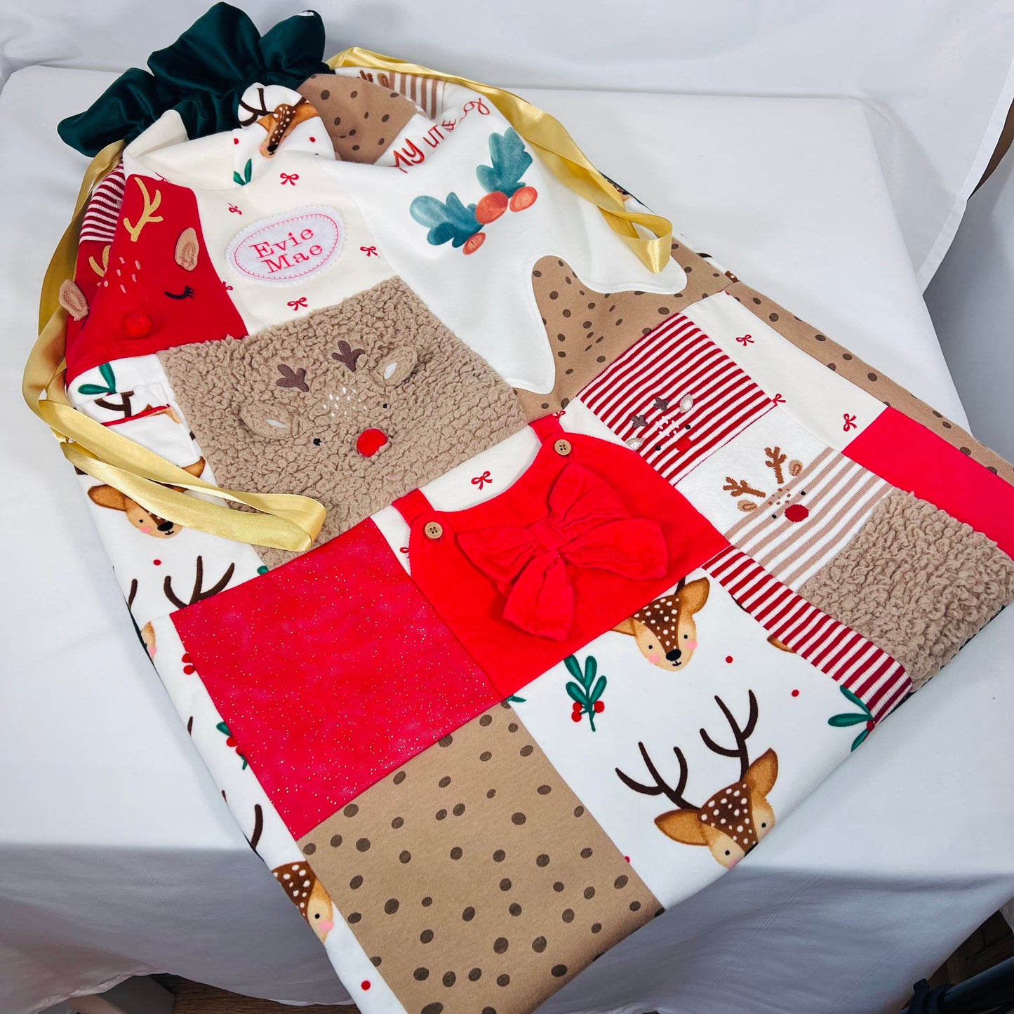 Christmas Patchwork Keepsake Sack
