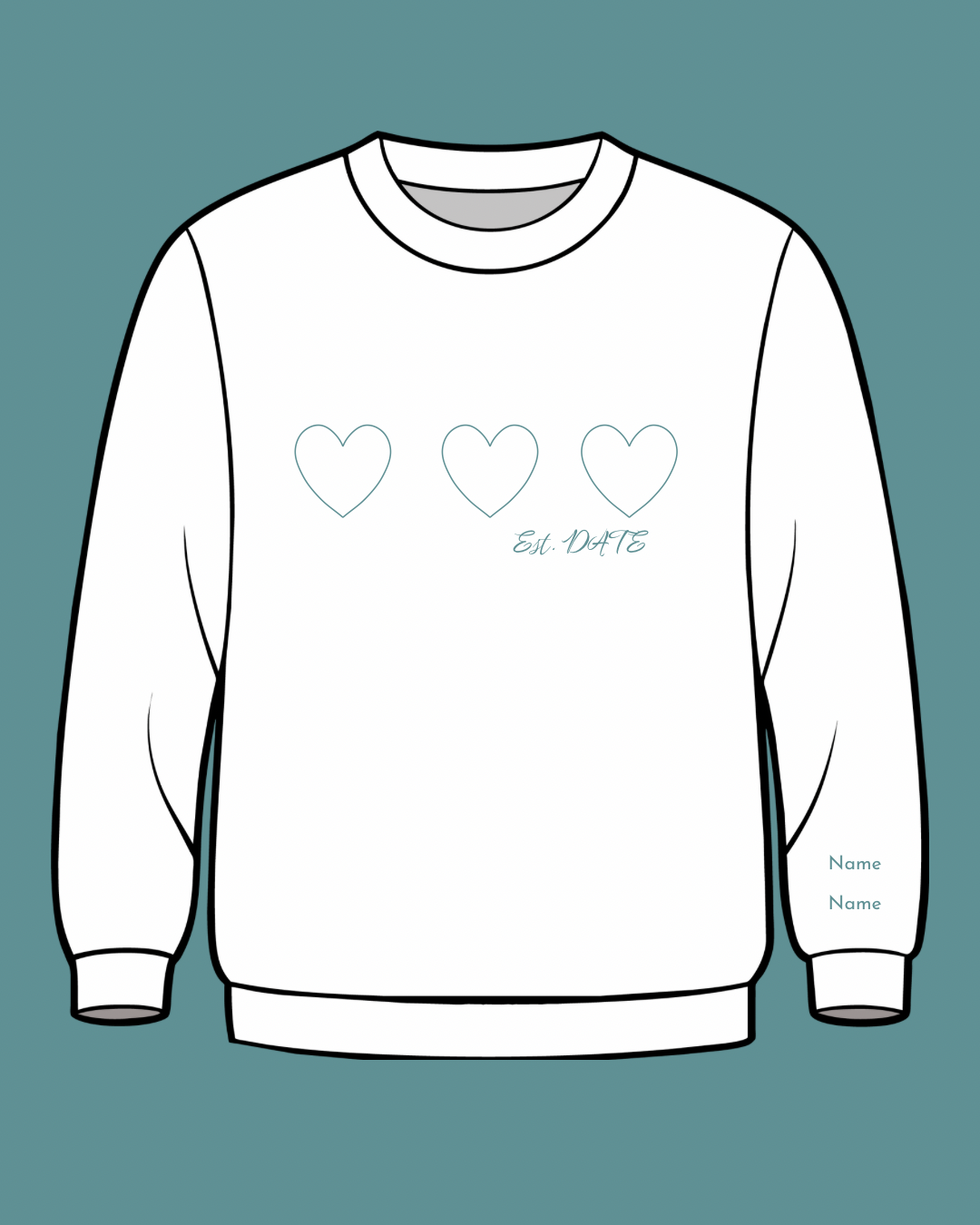 Sweatshirt  - currently 2-3 week turnaround time.