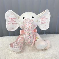 Birth-Weighted Baby Keepsake Animal (See Options)