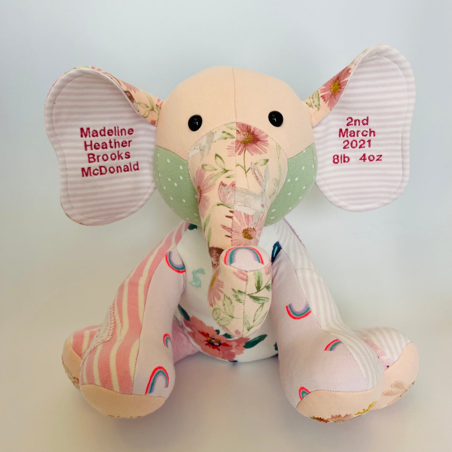 Birth-Weighted Baby Keepsake Animal (See Options)