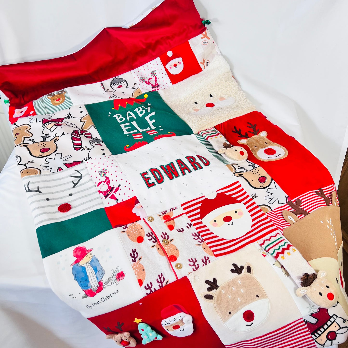 Christmas Patchwork Keepsake Sack