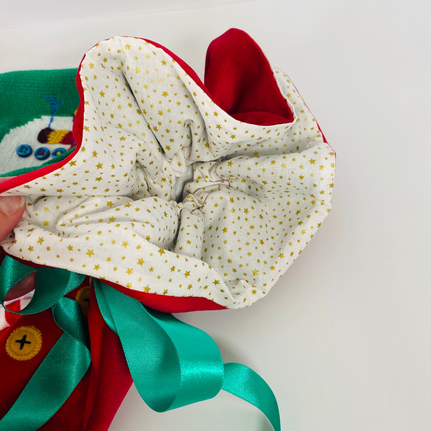 Christmas Patchwork Keepsake Sack