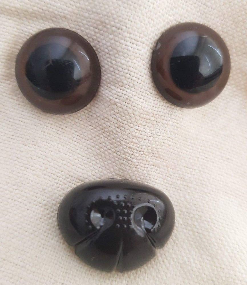 TEDDY - REPLACEMENT EYES/NOSE ONLY